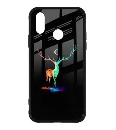 Накладка Luminous Glass Case Huawei P Smart Plus / Nova 3i (Deer)