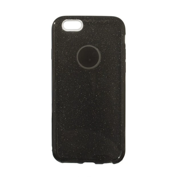 Силиконовый чехол Candy Apple iPhone 5 / 5s / SE (черный)