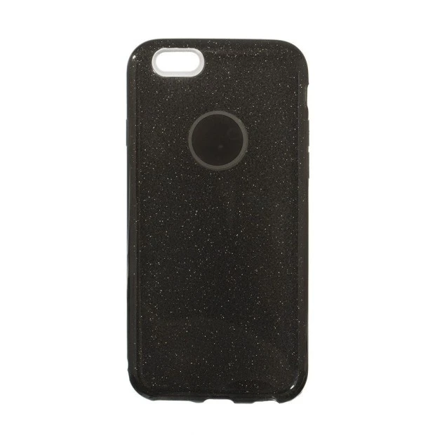 Силиконовый чехол Candy Apple iPhone 5 / 5s / SE (черный)