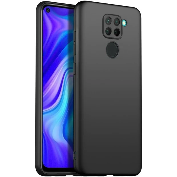 Силикон ShutCam Graphite Xiaomi Redmi Note 9 / Redmi 10X (Чёрный)