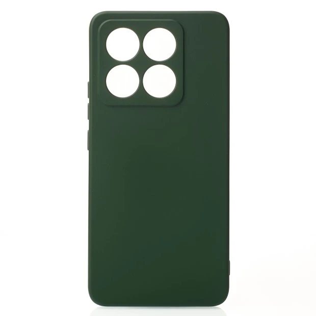 Силіконовий чохол Original Xiaomi 14T Pro (ShutCam) (Темно-зелений)