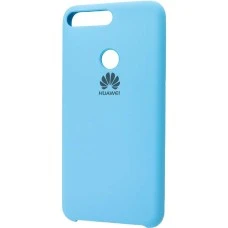 Силиконовый чехол Original Case Huawei Y7 Prime (2018) / Honor 7C Pro (Голубой)