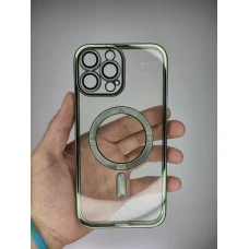 Чехол UMKU Shining with MagSafe Apple iPhone 13 Pro Max (Dark Green)
