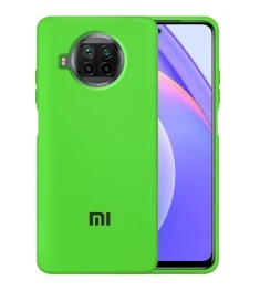 Силіконовий оригінальний 360-чохол з логотипом для Xiaomi Mi 10T Lite (Салатовий..