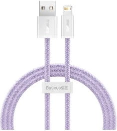 USB-кабель Baseus Dynamic 2.4A (1м) (Lightning) (Фіолетовий) CALD000405