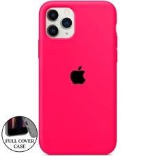 Силіконовий чохол оригінальний круглий для Apple iPhone 11 Pro (31) Барбі Рожевий