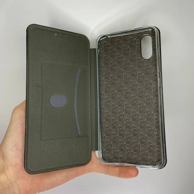 Чехол-книжка Оригинал Lite для Xiaomi Redmi 9A (Чёрный)