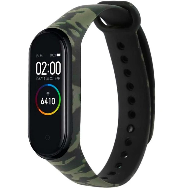 Ремешок Original Design Xiaomi Mi Band 3 / Mi Band 4 (Military Gray)