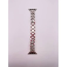 Ремешок Apple Watch Metal Diamonds 42 / 44 / 45 / 49mm (Silver)