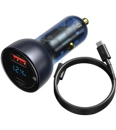 Baseus Particular Digital Display CCKX-C0A PPS 65W адаптер живлення (USB  /  Typ..