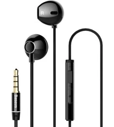 Wired in-ear headphones with a microphone Baseus Enock H06 (Black)