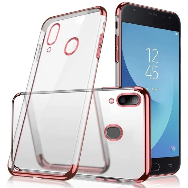 Силиконовый чехол UMKU Line Samsung Galaxy M20 (розовый)