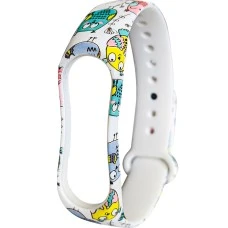 Ремешок Picture Design Xiaomi Mi Band 3 / Mi Band 4 (Сова)
