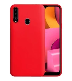 Силикон iNavi Color Samsung Galaxy A20s (2019) (Красный)