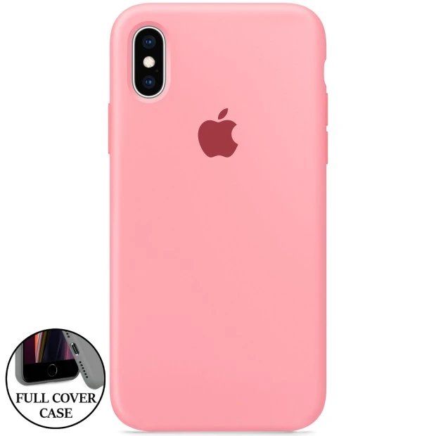 Силикон Original Round Case Apple iPhone XS Max (36) Candy Pink
