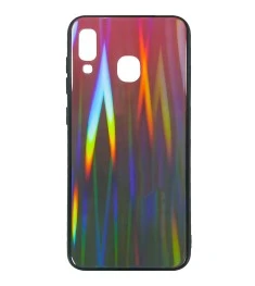 Накладка Gradient Glass Case Samsung Galaxy A30 (2019) (Красный)