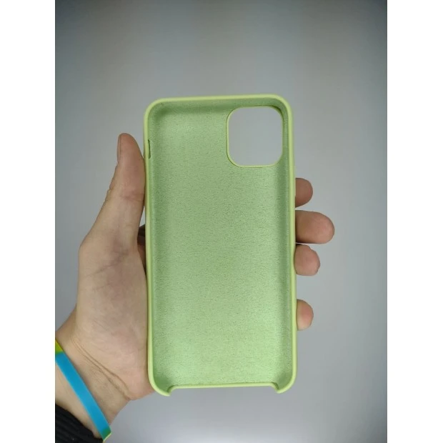 Силіконовий оригінальний чохол Apple для iPhone 11 Pro Max (Авокадо)