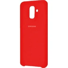 Силиконовый чехол Original Case Samsung Galaxy A6 Plus (2018) A605 (Красный)