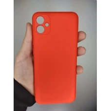 Силіконовий Original 360 Чохол для Samsung Galaxy A04E (2022) (ShutCam) (Червоний)