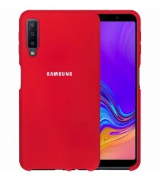 Силикон Original Case HQ Samsung Galaxy A7 (2018) A750 (Клубничный)
