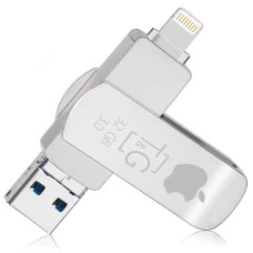 USB флеш-накопитель 3в1 Touch & Go 007 Metal Series 32Gb (IOS / Android / Windows)