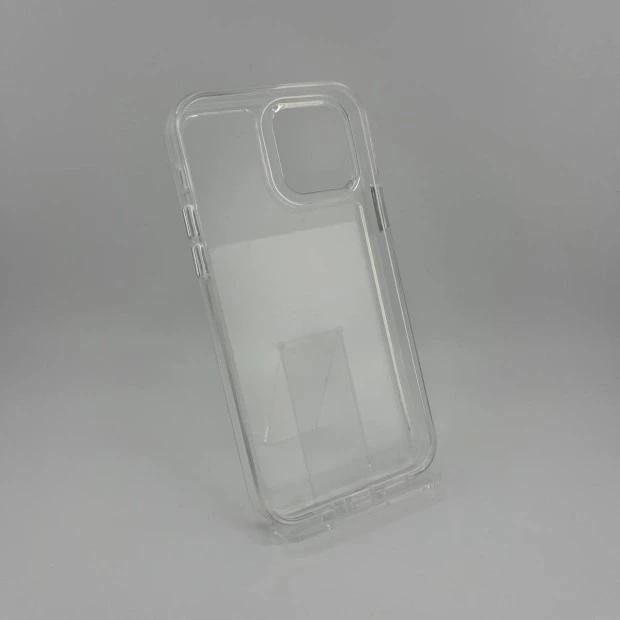 Силіконовий чохол Space Case 3D для Apple iPhone 12 (Прозорий)