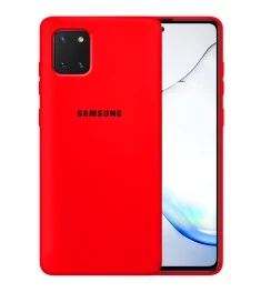Силикон Original Case Samsung Galaxy Note 10 Lite (Красный)
