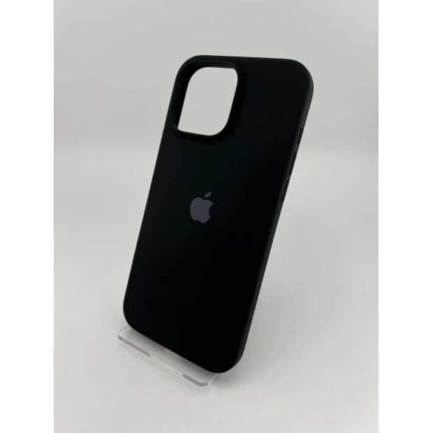 Силіконовий оригінальний чохол для Apple iPhone 16 Pro Max (07) чорний