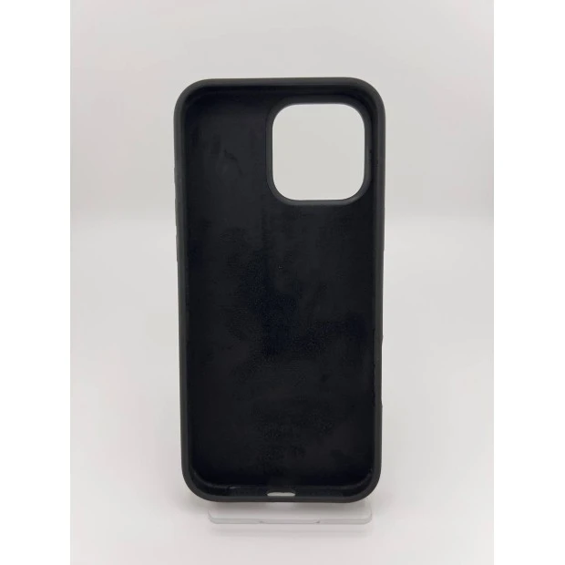 Силіконовий оригінальний чохол для Apple iPhone 16 Pro Max (07) чорний