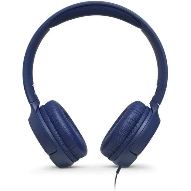 Проводные накладные наушники-гарнитура JBL T500 (Синий)