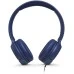 Проводные накладные наушники-гарнитура JBL T500 (Синий)