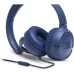 Проводные накладные наушники-гарнитура JBL T500 (Синий)