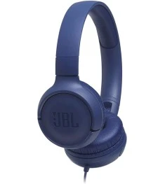 Проводные накладные наушники-гарнитура JBL T500 (Синий)